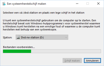 Veel gevaarlijke situaties geluk ondergronds Windows 10 systeemherstel schijf maken | arjanlobbezoo.nl