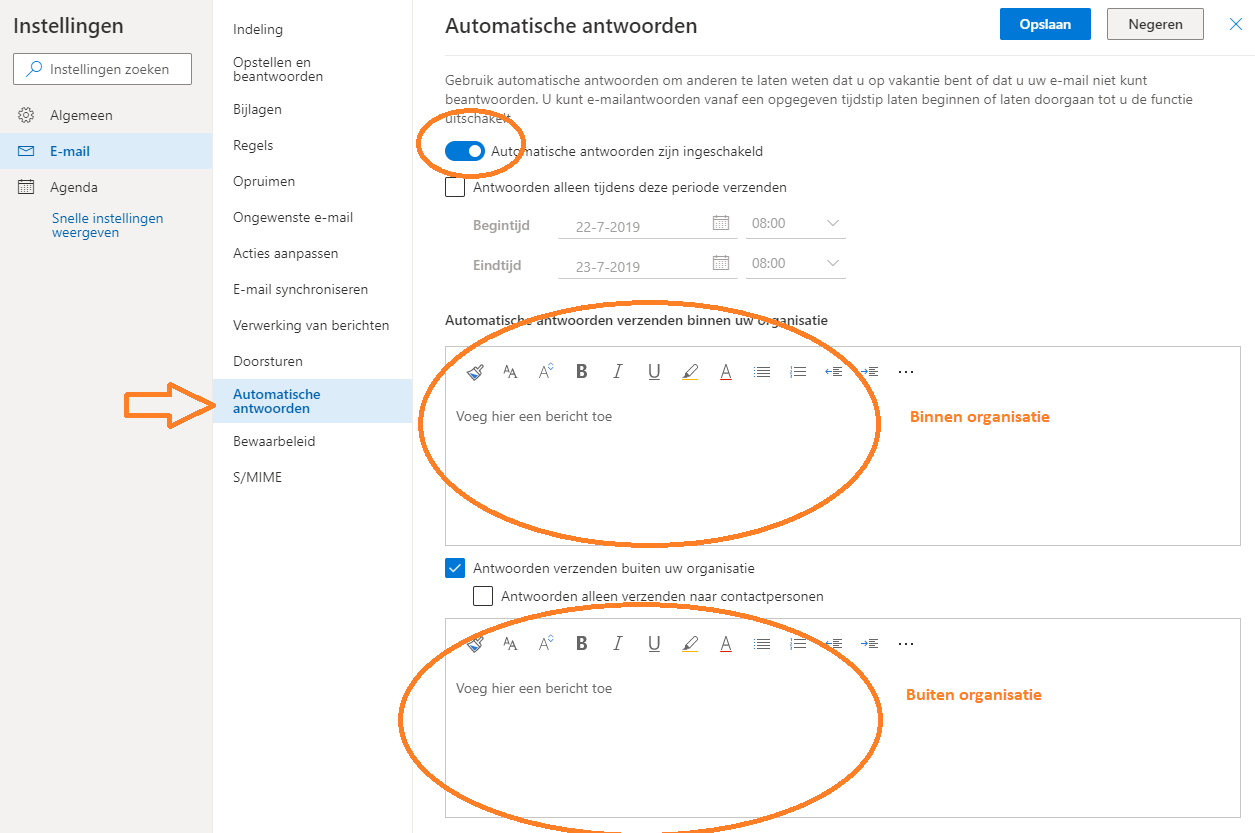 Pikken Smeltend Vermelden Office 365 en automatisch antwoord op gedeelde mailbox | arjanlobbezoo.nl